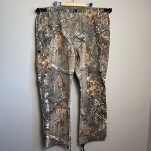 Scent Blocker Men's Tree Camouflage Lightweight Hunting Cargo Pants Size 3XL